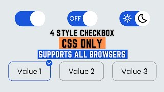 Custom Checkbox Design Using CSS Only | Html CSS