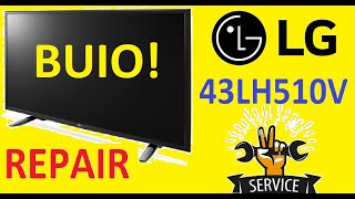 LG43LH510V TV Repair: When Things Don't Go As Planned!\