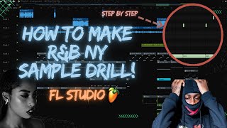 TURNING AN R&B SONG INTO SAMPLE DRILL FOR KYLE RICHH | FL STUDIO NY UK DRILL TUTORIAL 2023