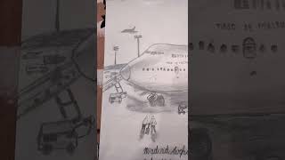 Aeroplane drawing ✈️✈️