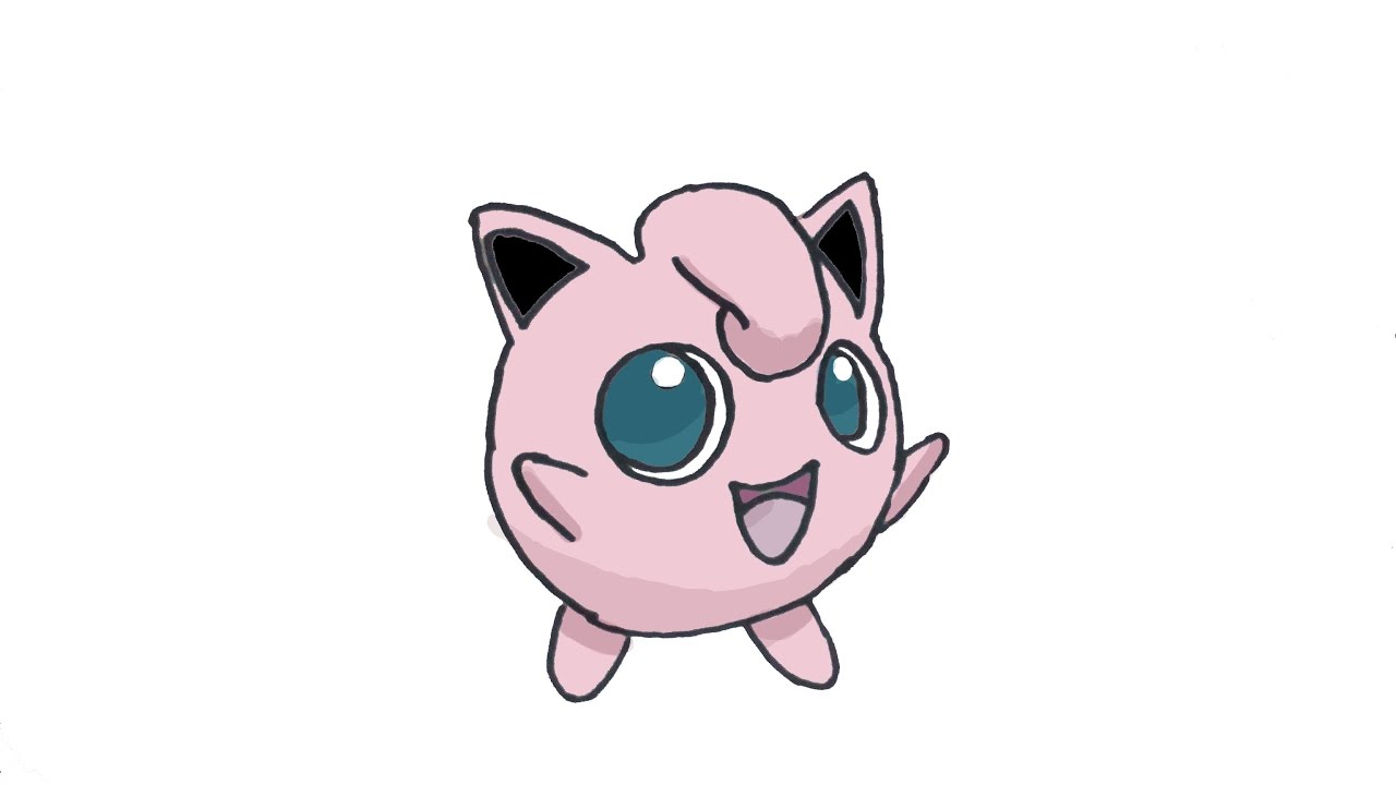 How To Draw Jigglypuff (POKEMON) - YouTube