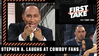 Stephen A. savagely laughs at sad Cowboys' fans expense 😢🤣 | First Take