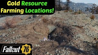Fallout 76: Gold Resource Farming Locations!