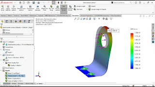 Solidworks shell element simulation [Surface model simulation]
