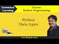 Lecture 3 - Python Data types