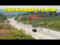 Sabtu Situasi kendaraan di tol Bocimi