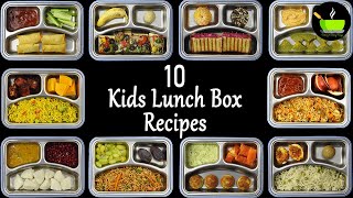 10 Lunch Box Recipes For Kids Vol 6| Indian Lunch Box Recipes | Easy And Quick Tiffin Ideas For Kids
