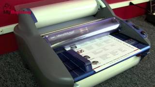 GBC HeatSeal 35 EzLoad 12-Inch Roll Laminator Demo - 1-800-944-4573