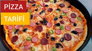 EVDE MUHTEŞEM PİZZA TARİFİ | PİZZA TARİFİ #pizza #pizzatarifi