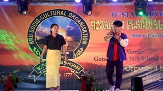 Pinki chakma Reang & khaphuiha  stage life performance || 31st state level Hojagri festival 2023