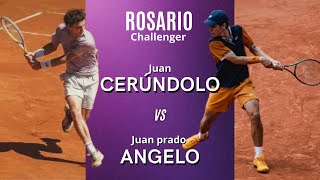 Juan Cerúndolo Vs Juan Prado Angelo | YPF Rosario Challenger Highlights