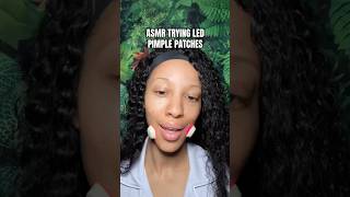 ASMR Trying LED Pimple Patches #asmr