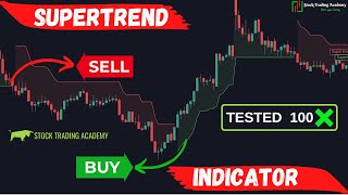 Why I Used Supertrend Indicator Strategy For NIFTY & BANK NIFTY option trading@Arunabha-e4t