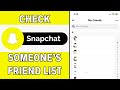 How to SEE Someone's Friend/Best Friend List on Snapchat? (SIMPLE TRICK)