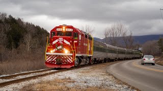 2023 Santa Express - with GMRC 405 and VTR 313 - Manchester, VT