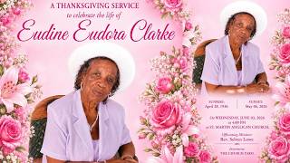 Live Stream of Funeral Service for Eudine Eudora Clarke