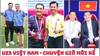 U23 Việt Nam - HLV HOàng Anh Tuấn - Trưởng đoàn Nguyễn Quốc Hội