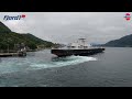 mf julsund ferry of fjord1 jektevik hodnanes on tysnes norway