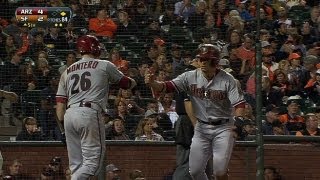 ARI@SF: D-backs score all four runs in fifth inning