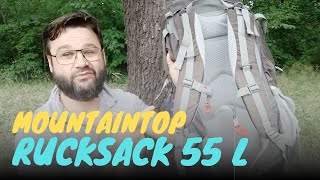 MOUNTAINTOP Rucksack 55 Liter - Vorstellung und Review (für Survival und Bushcraft)