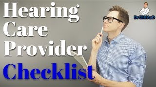 Finding the BEST Hearing Care Provider | Checklist Included