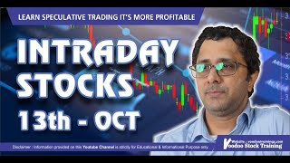 Best Intraday Stock For Tomorrow - 13 Oct || Intraday Trading Tips || Daily Price action Learning