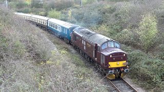 Pathfinder Railtour’s Cotswold Caper Visits South Marston Euro Terminal 29.10.22 4K