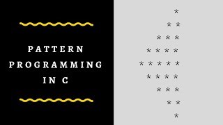 C programming Pattern 9 | star program in C