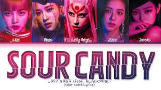 Download Lady Gaga, BLACKPINK - SOUR CANDY lyrics (Color Coded) mp3