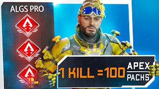 Every Kill = 100 Apex Packs... but with a ALGS PRO & #1 Apex Predator