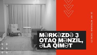 TƏCİLİ 3 otaq mənzil, MƏRKƏZDƏ.