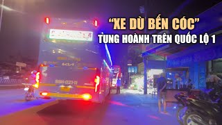 ‘Xe dù bến cóc’ nườm nượp đón trả khách trên Quốc lộ 1