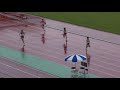 ２０１８年静岡県中学校新人陸上競技大会　女子共通２００ｍ１組～３組