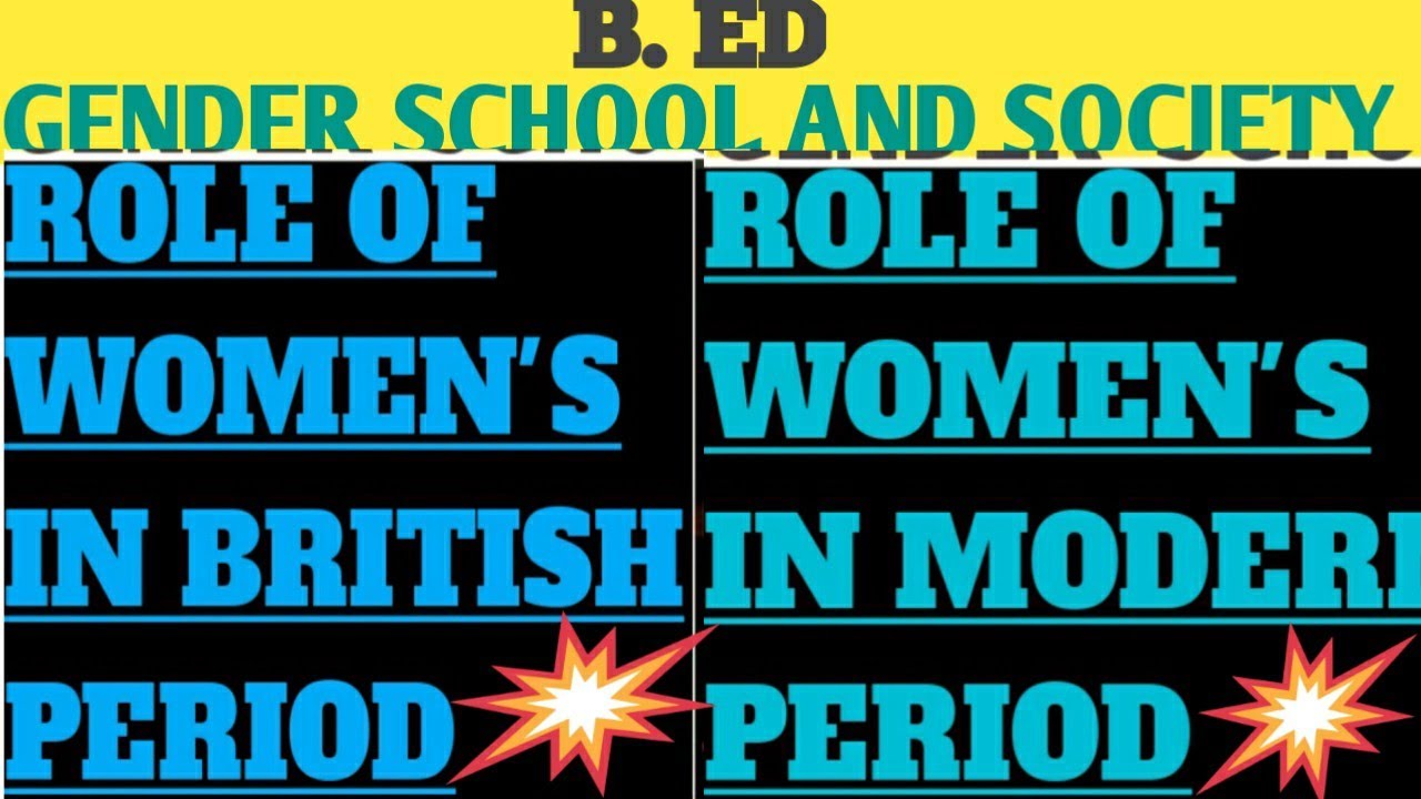 #Gender School And Society,#B.Ed Daily Mission 2020,#Learn With Concept ...