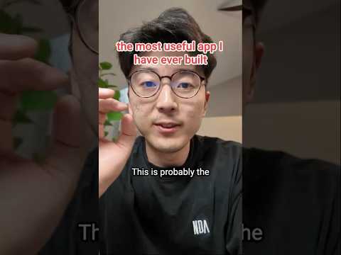 the most useful app I've ever created #developer #developer #programming #startup #tech
