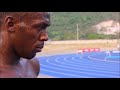 usain bolt glen mills training session