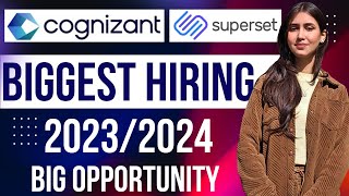 Cognizant Biggest off-campus Hiring | Superset Biggest Hiring | Virtual Job Fair