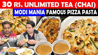 30 Rs. Unlimited Tea (Chai) Paneer Makhani Pizza at Modi Mania NSP, Pitampura ! Delhi Street Food