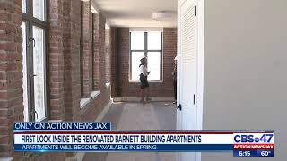 First look inside the renovated Barnett Building Apartments in downtown Jacksonville