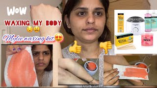 Omg 😦😨 waxing my body using Mylee waxing kit #trendingshorts #mylee #waxing #newyoutuber #viral