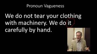 Pronoun Vagueness