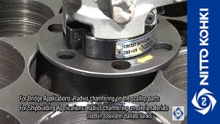 [NITTO KOHKI] Circuit Beveler CBR-03: Pneumatic Radius Chamfering Tool