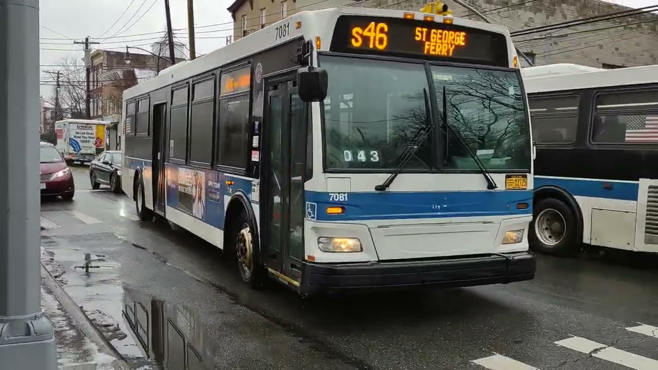 MTA NYCT Bus: 2011 Orion VII 3G (EPA10) #7028 On The S46 - YouTube