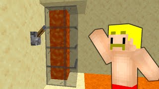 【マイクラ】出し入れ自由なマグマの展示方法！#shorts