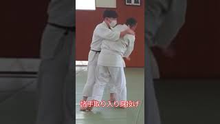 short日々の稽古2025 02 02諸手取り入り身投げ　#合気道 #稽古風景  #aikido #自由技 #高伝館 #佐賀