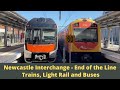 Newcastle Interchange - End of The Line - NSW Trainlink, Newcastle Light Rail - Bus Interchange