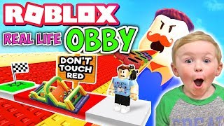 Roblox Obby In Real Life Davidstv Getplaypk -