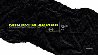 Non Overlapping Substrings Count