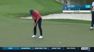 Thomas Detry 5 putts from 5 feet