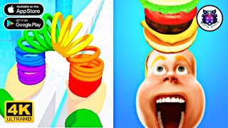 Toy Spring vs XXL Sandwich All Level Gameplay Android iOS